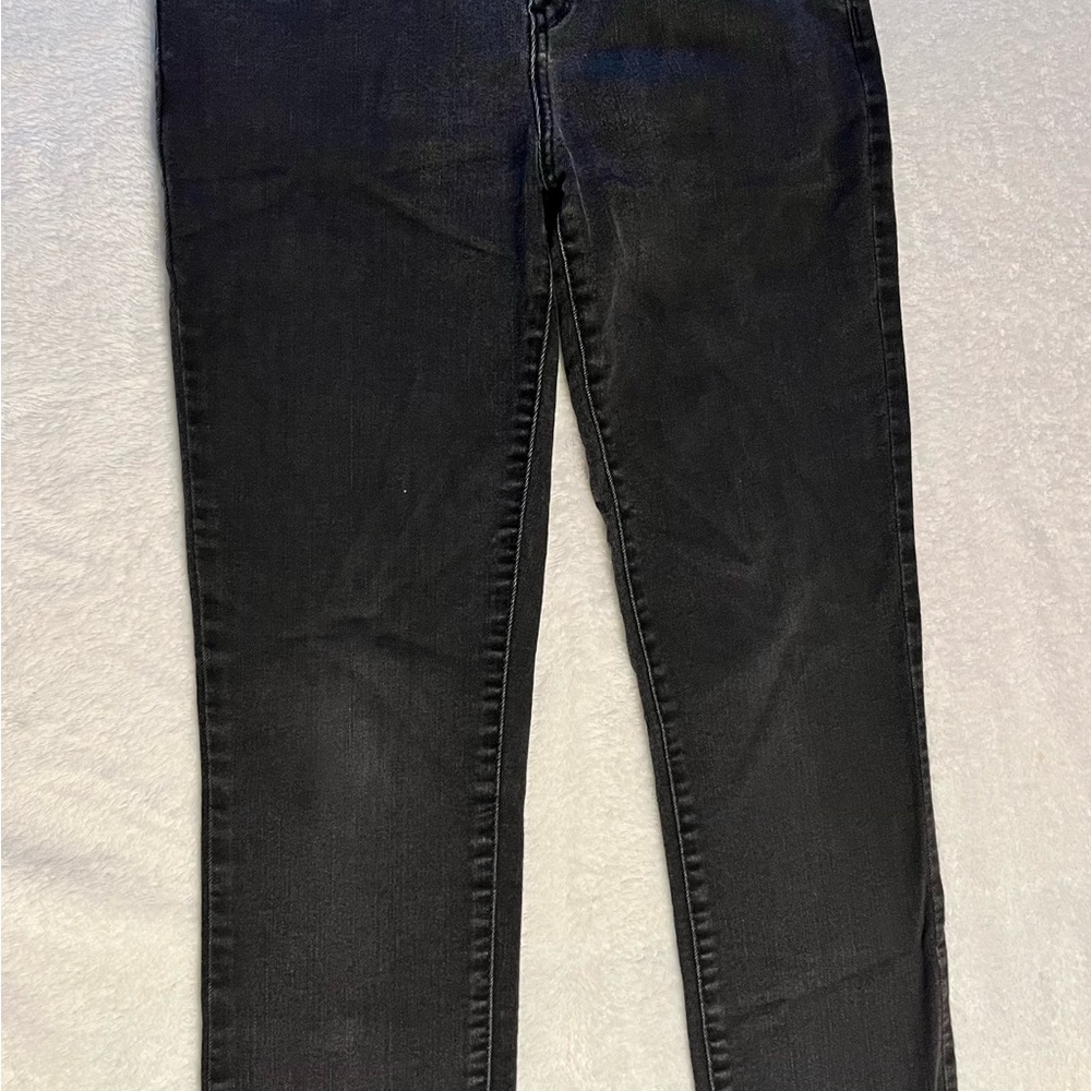 Denizen Levi’s Mid Rise Slim Jeans Black Charcoal Stretch Women’s 2S 26x28
